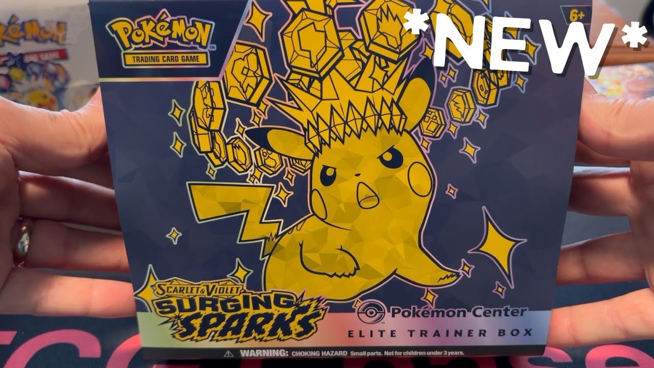 Surging Sparks Pokemon Center ETB Opening!
