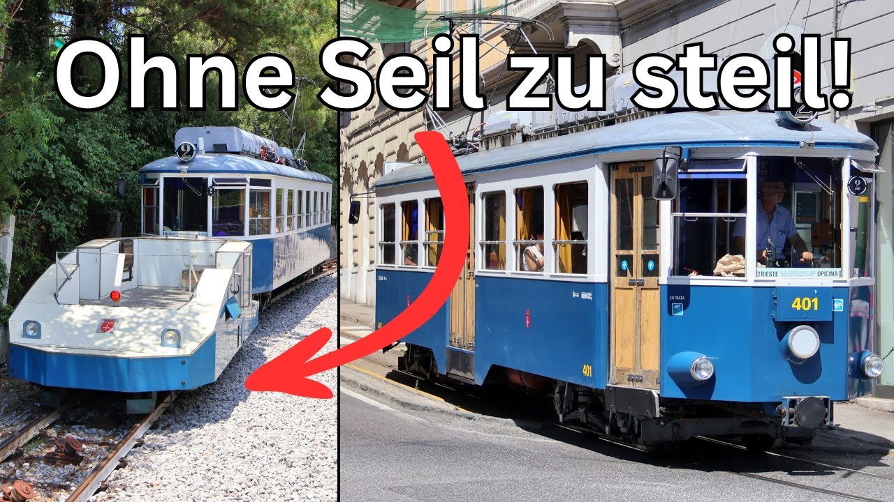Tram di Opicina - Trieste: Steilste Stra&szlig;enbahn der Welt! | 4K