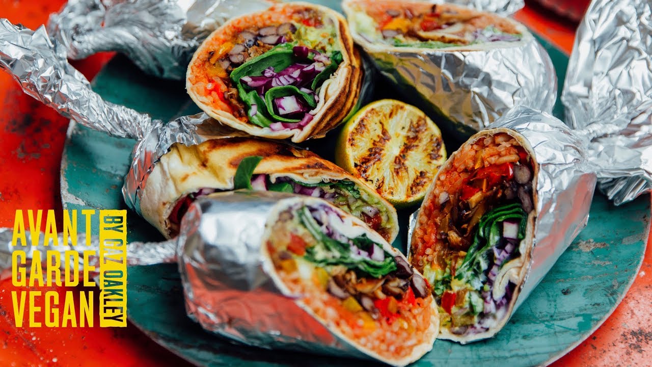 MEATY MUSHROOM BURRITOS