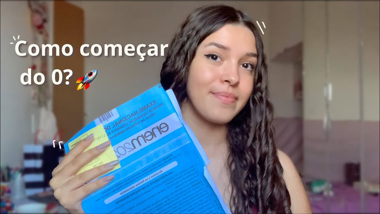 3 DICAS PARA COMEÇAR OS ESTUDOS PARA O ENEM 2022 (em casa!)