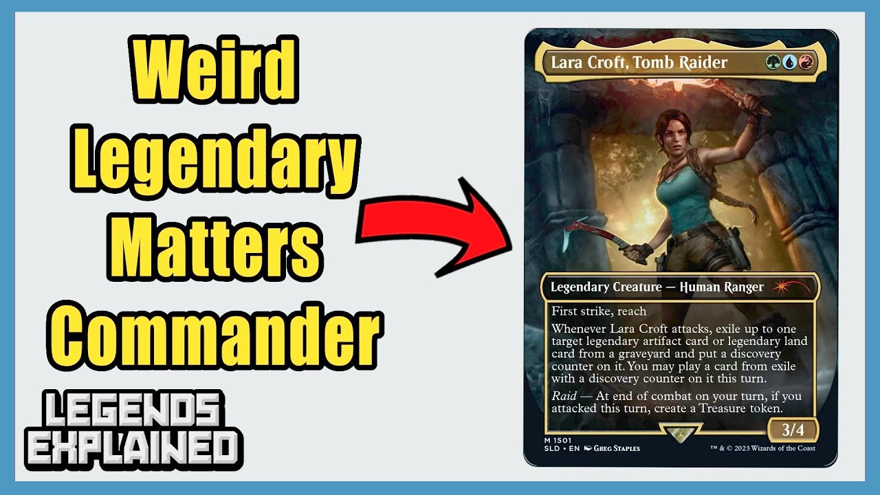 Lara Croft, Tomb Raider Lore + Deck - Legends Explained | Tomb Raider  | Commander | Graveyard