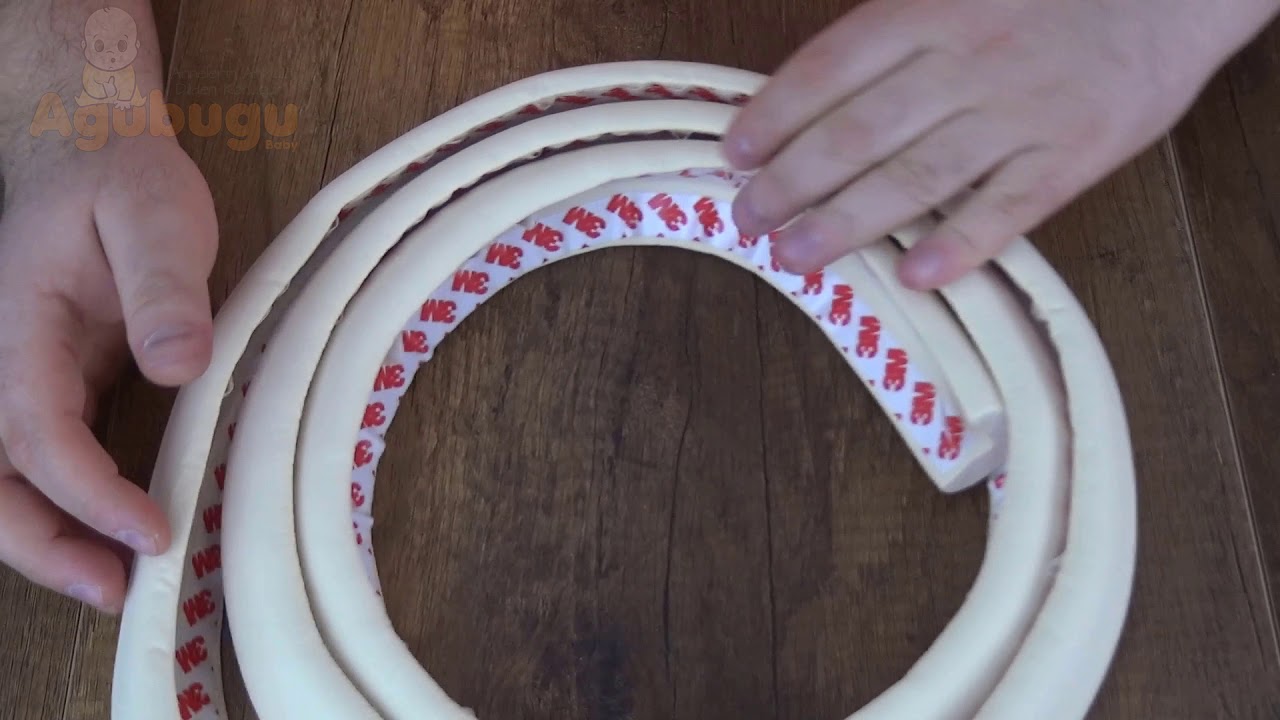 Agubugu Baby | Jumbo Kauçuk Kenar Koruyucu | 2 Metre | 12mm | Kalın Kenar Koruyucu | Yumuşak Koruma