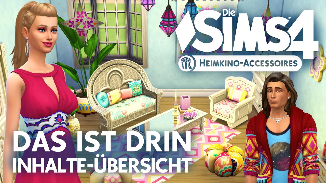 Die Sims 4 Heimkino-Accessoires | Objekte Übersicht - Das ist drin