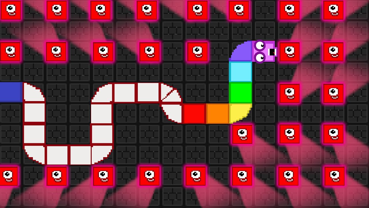 Numberblocks Sanke 1 to 30 in the Mario Maze Mayhem (Part 2)