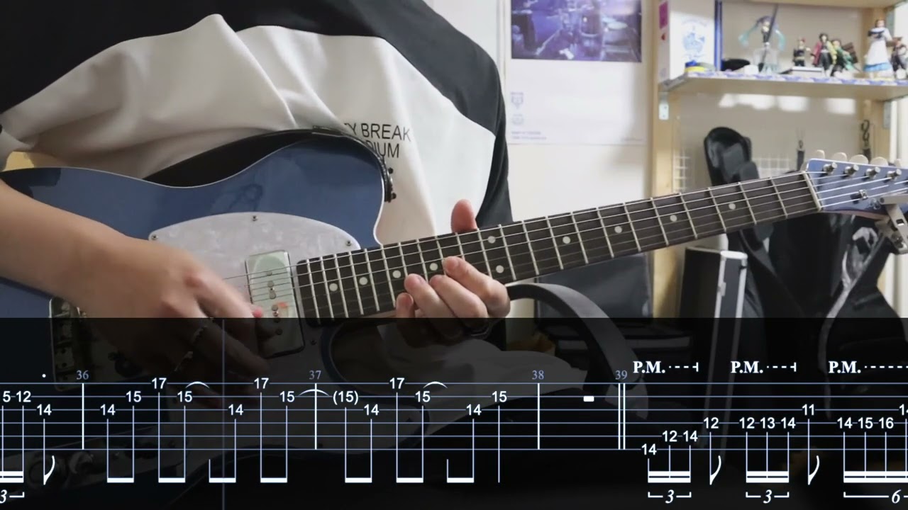 【#TAB - 参加企画#2】嘘月 - ヨルシカ（こっこver.）Guitar Cover