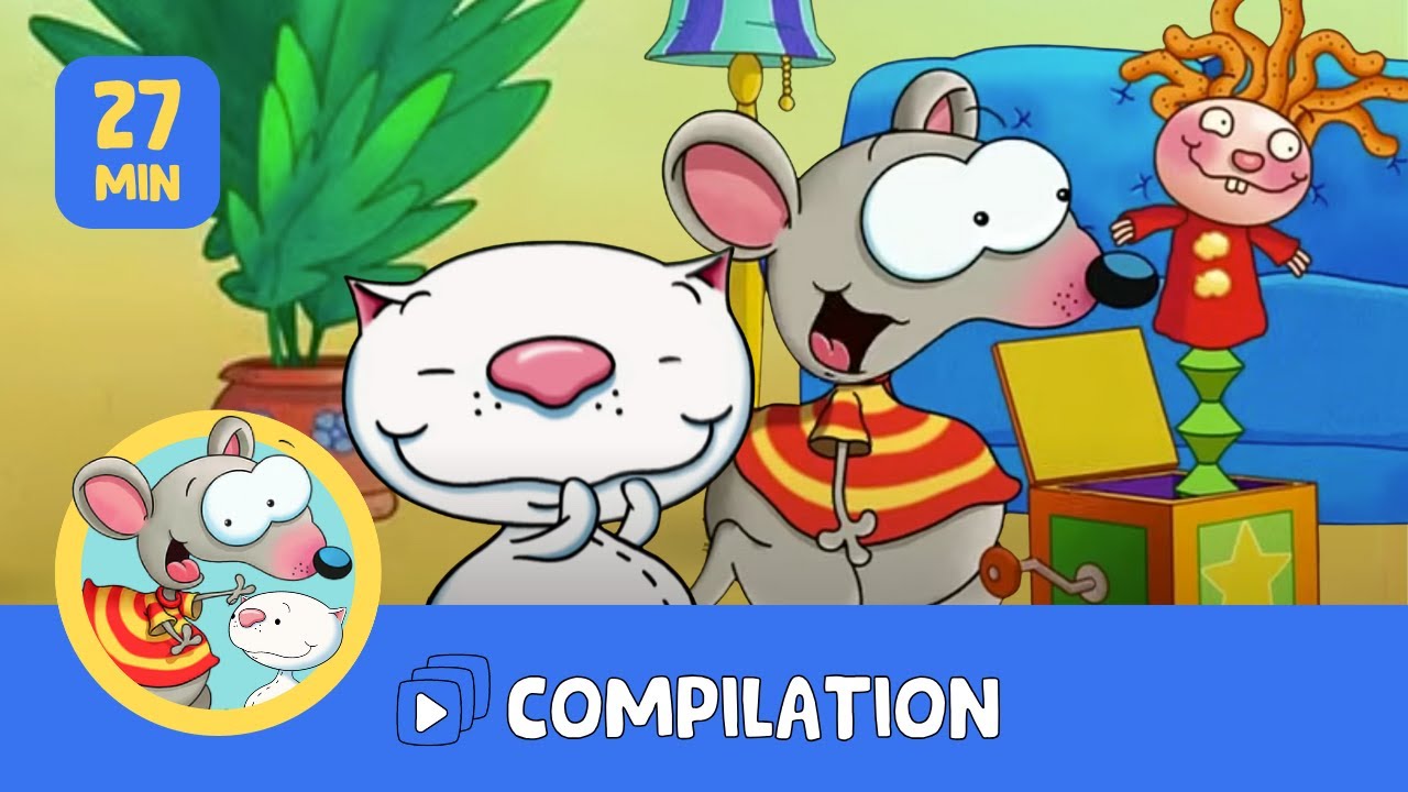 Join Toopy & Binoo for Jack-in-the-Box 🎁 + 5 More Silly Adventures! 🎉🐭🐱 | Funny Cartoons for Kids