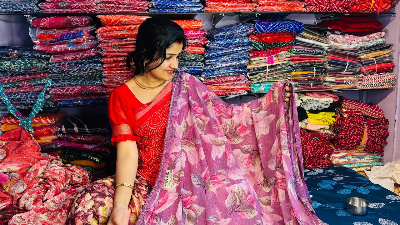Aaj ki saree ko vlog than kun si sundar laagi commant m batayo🪷🌸 #sareefashion  #vlog  #bandhejsaree
