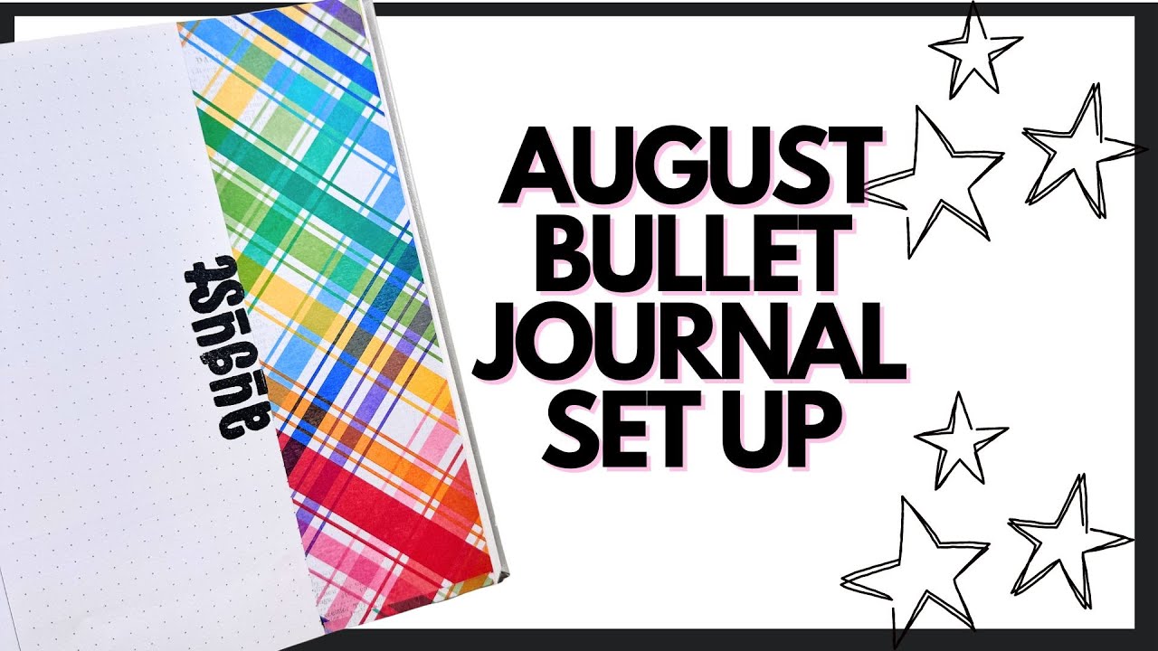 I AM BACK!!!! - AUG Bullet Journal Set up - Using Printables by @tracimreed   and @planningwithkay