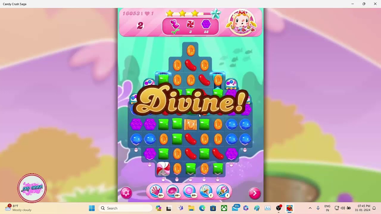 Candy Crush Saga Level 16053