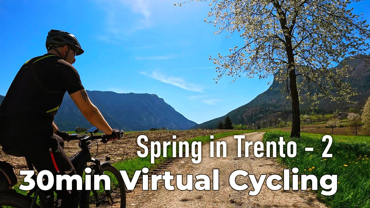 Ride Through Italy’s Springtime Beauty: 30 min Virtual Cycling  in Stunning 4K!