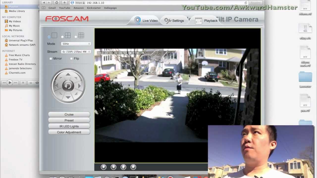 Foscam FI9821W Wireless IP Camera Review with Day & Night Video Stream Test