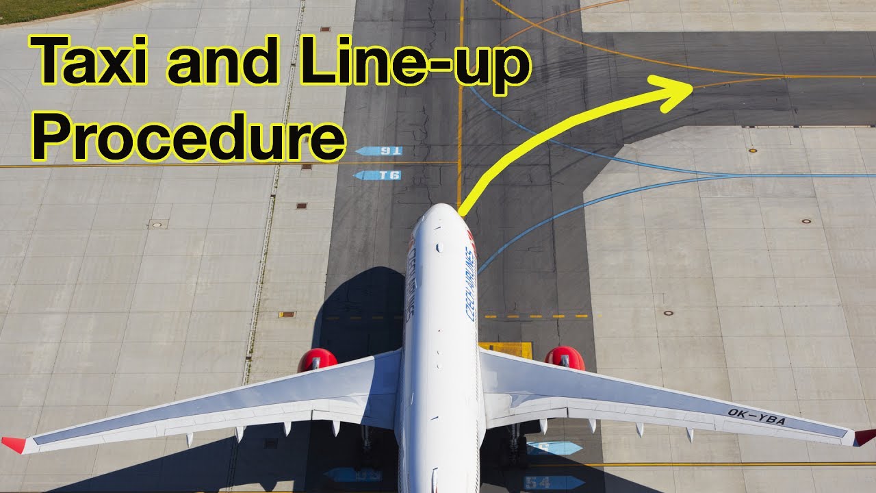 Taxi and Line Up! Explained by Captain Joe