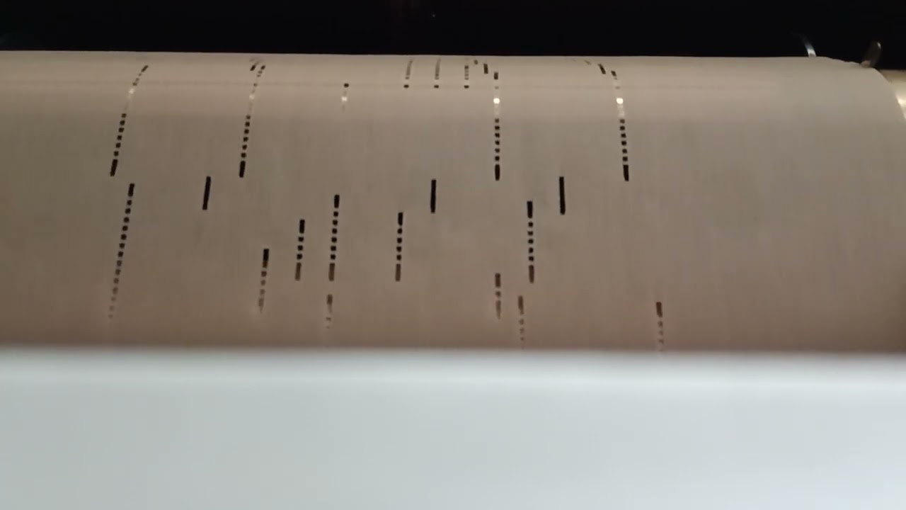 Unforgettable on QRS Player Piano Roll 