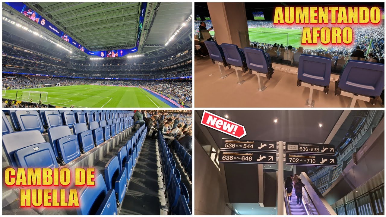 NUEVOS ASIENTOS en TRIBUNA, M&Aacute;S AFORO, C&Eacute;SPED ESPECTULAR, y NOVEDADES ⚽️  Obras Santiago Bernab&eacute;u 🚧 
