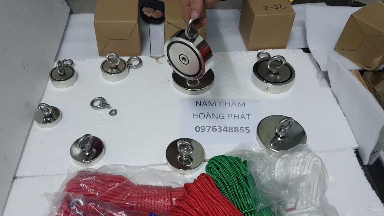 Nam Châm Cứu Hộ Hút 2 Mặt, Nam Châm Vớt Sắt Dưới Sông, Dưới Biển, nam châm cứu hộ
