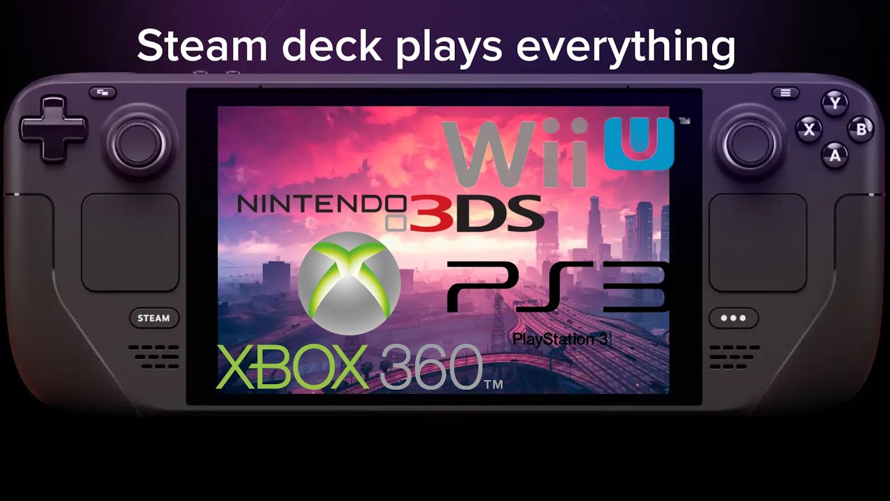 Over 100 games tested on steam deck emulation (Xenia) (rpcs3)(cemu)(azahar)