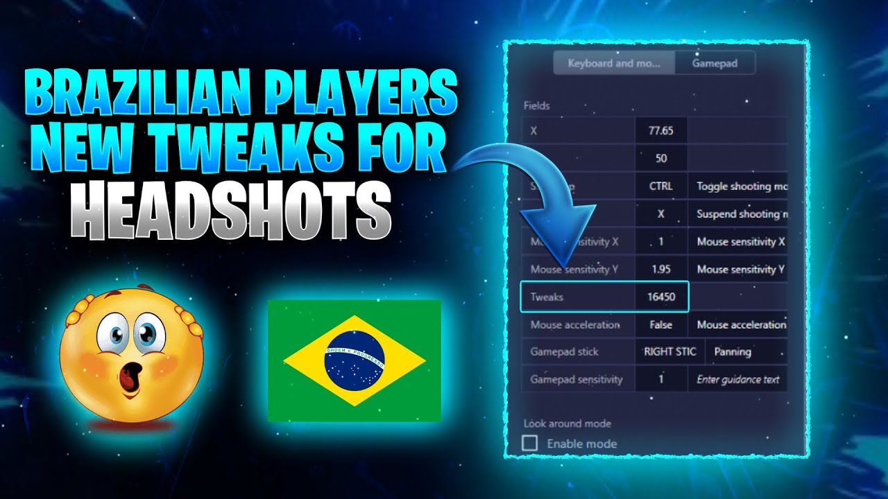 Best Tweaks for Free Fire Bluestacks 5 II Best Tweaks For Headshot II Brazil Players New Tweaks