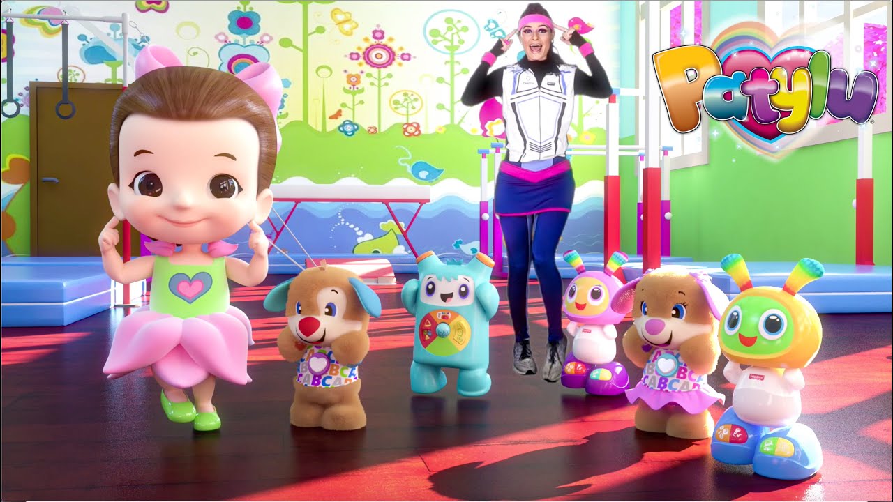 Patylu 💗 - HEAD, SHOULDERS, KNEES AND TOES con Perrito🐶, Hermanita💜, Rocki, Bi Bot, Bel Bot🤖 y Nesy🎀