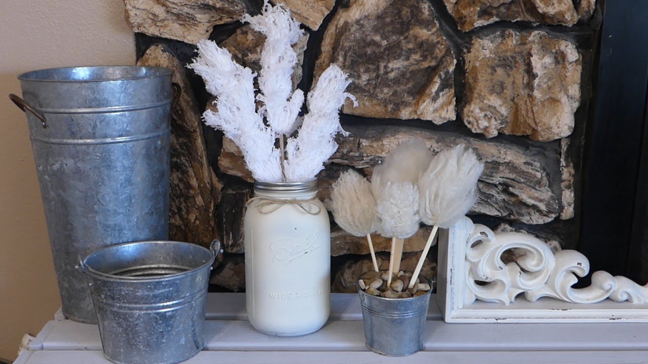 'On The Fly...DIY' Pampas Grass and Bunny Tails