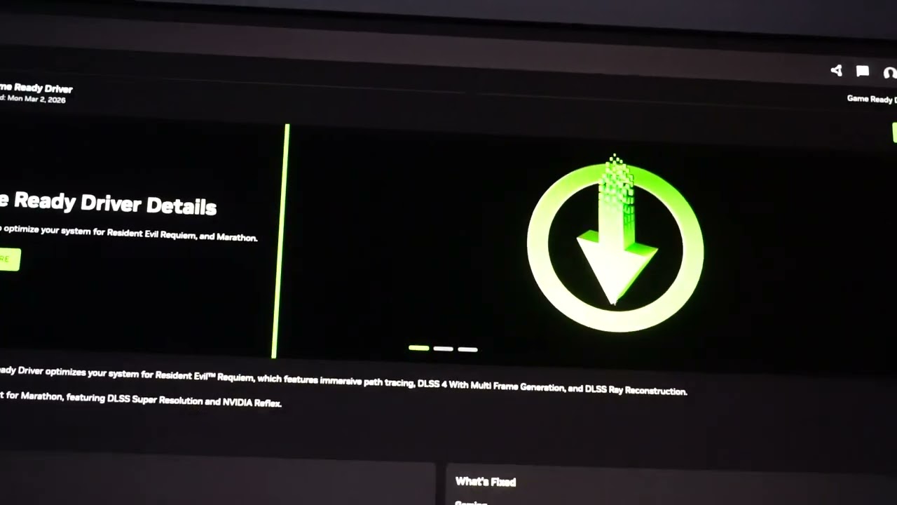 nVidia GPU Driver v.595.71 ASUS RTX 5070Ti Prime OC March 02, 2026