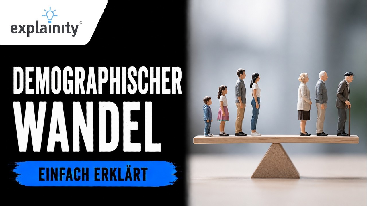 Demografischer Wandel einfach erklärt (explainity® Erklärvideo)