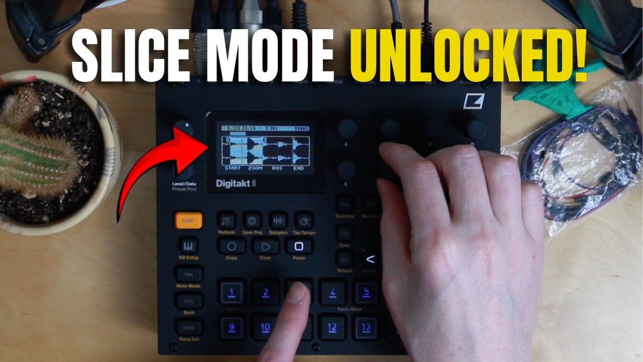 Учебное пособие по режиму нарезки в Digitakt II для начинающих &ndash; начните здесь.