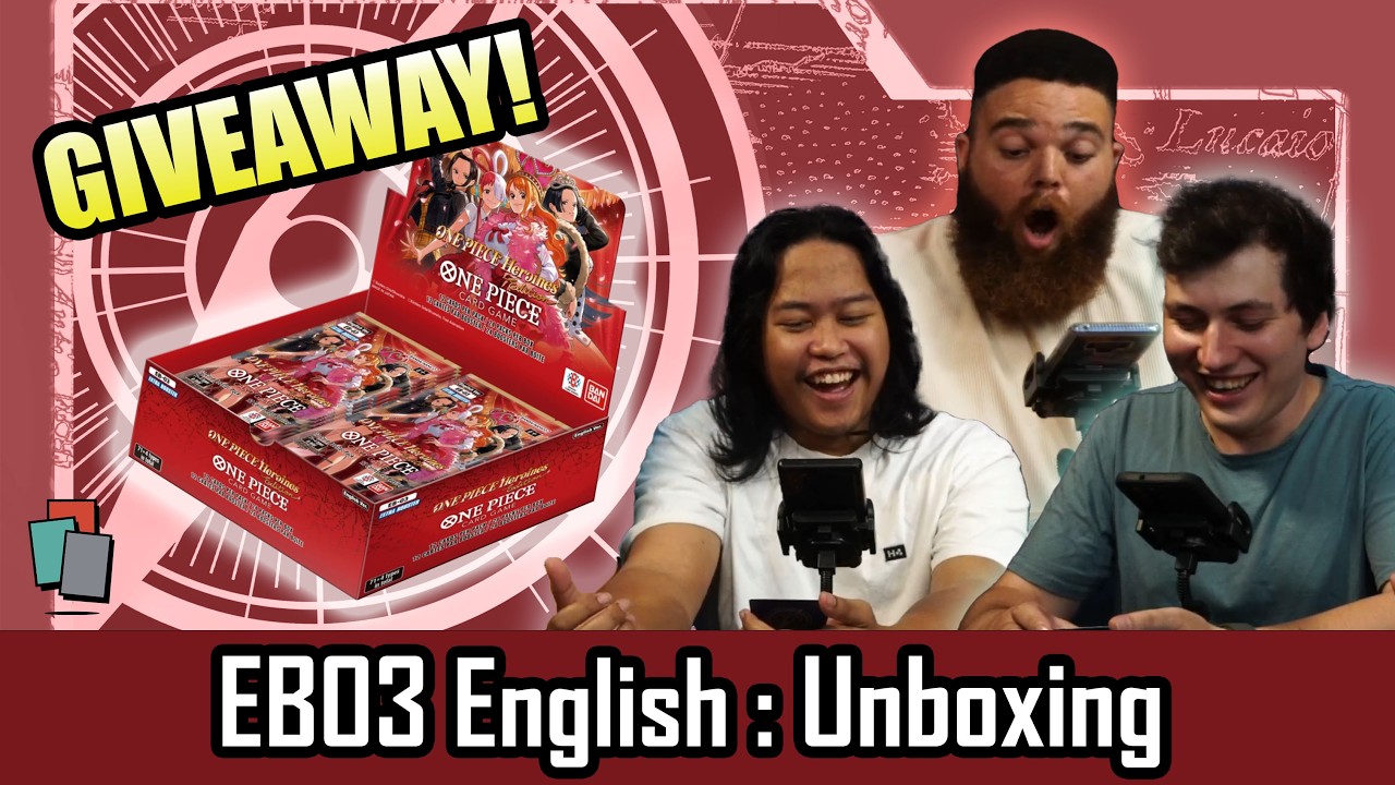 EB03 English Unboxing - [ Heroines Edition | One Piece Card Game ]