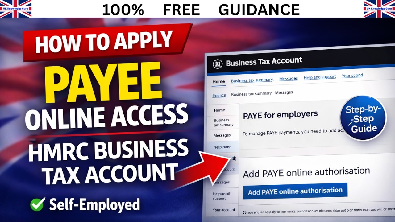 How to Apply for Online Access for Payee for Employers on HMRC Business Tax Account