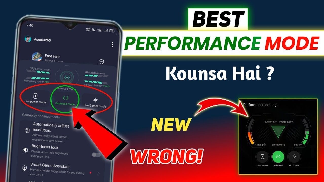 Game Space Performance Mode | Performance Mode Kiya Rakhe | Game Space Setting