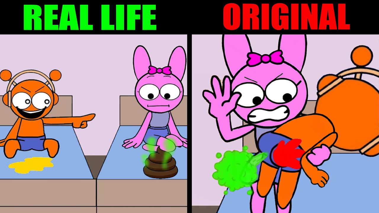 Best TikToks of Incredibox Sprunki | What went wrong💨💩Pinki revenge✋😤 | REAL LIFE vs ORIGINAL