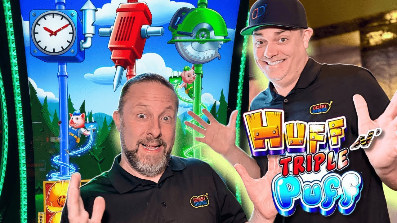 We Hit ALL 3 Bonuses on the NEW Huff N’ Puff!