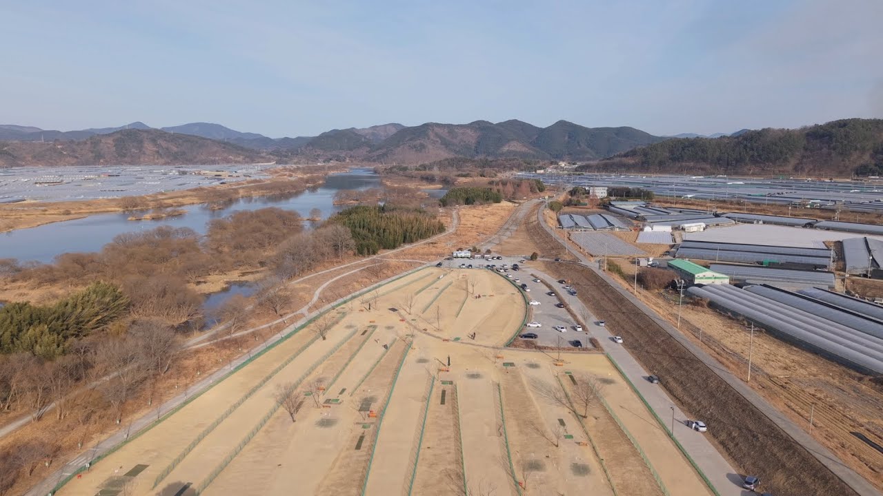 #드론비행, 진주시 금산면 와룡파크골프장 & 끄티공원, #Air3s & #아바타2 영상 