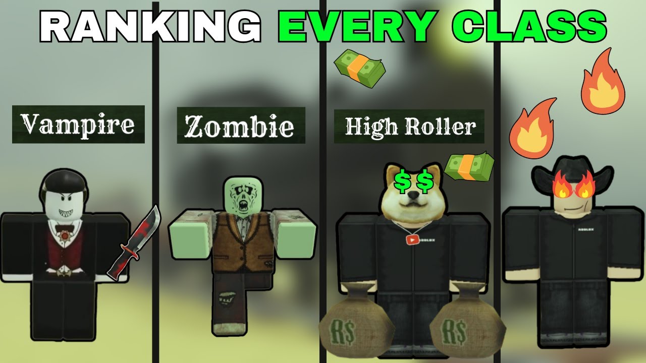 Ranking EVERY SINGLE CLASS In Dead Rails