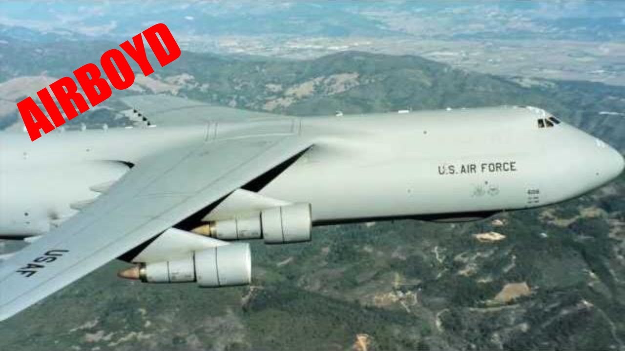 The Majestic C-5 Flying Over California
