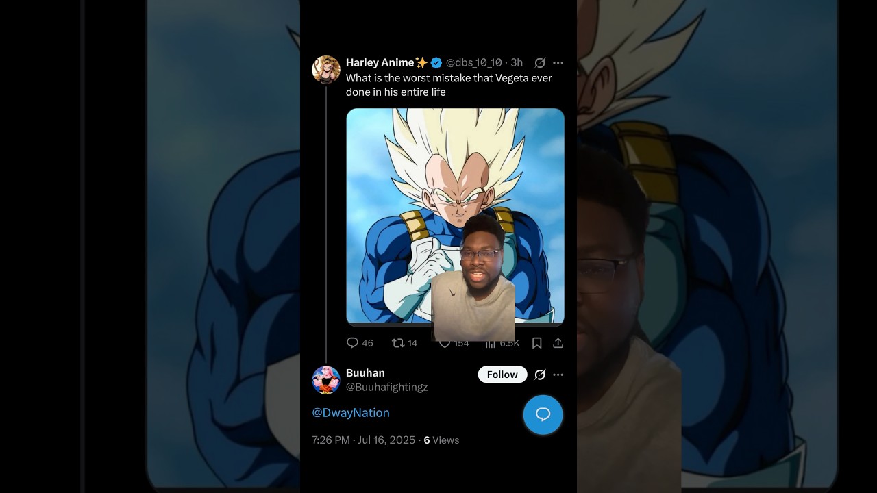 Какую худшую ошибку совершил Вегета? #шорты #мем