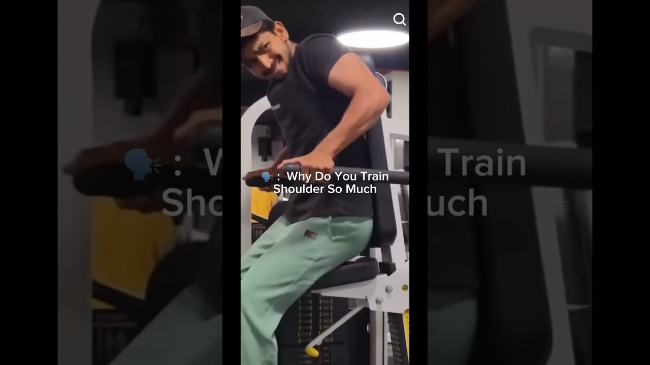 Why do you train shoulder so much?