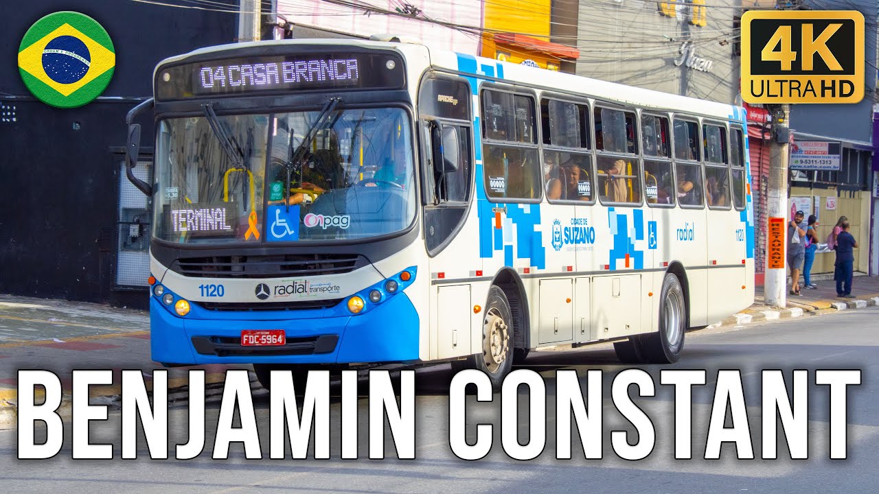 Rua Benjamin Constant (Suzano/SP) - Movimentação de Ônibus 