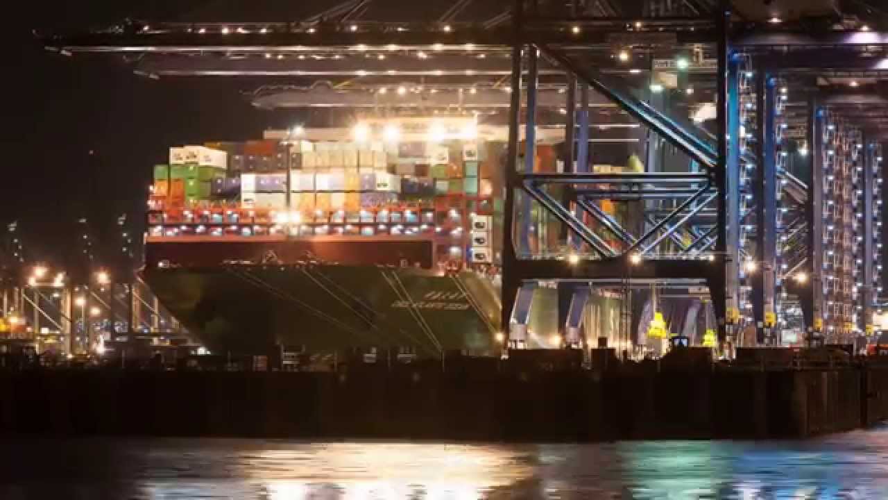 Port of Felixstowe time lapse