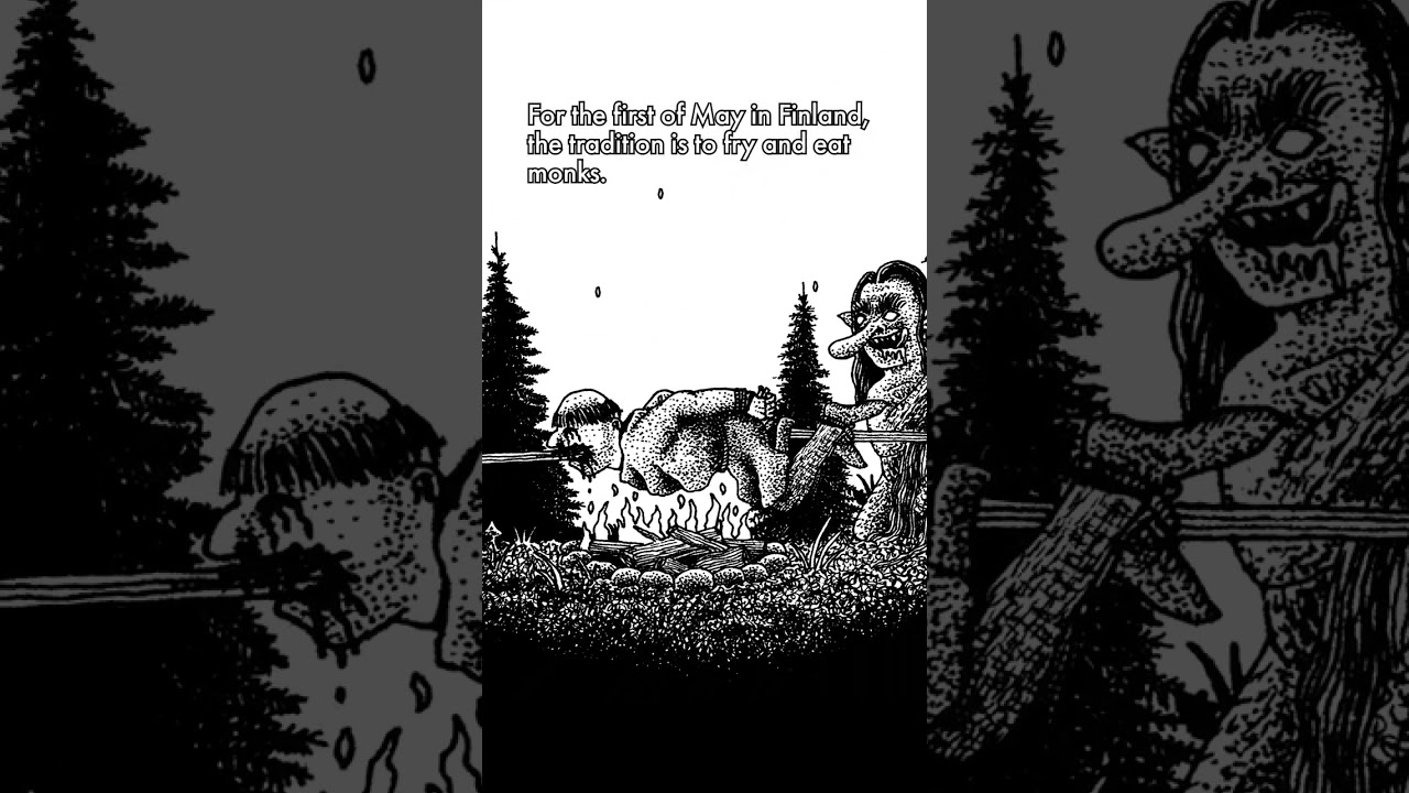 Frying monks &ndash; Finnish First of May tradition #shorts