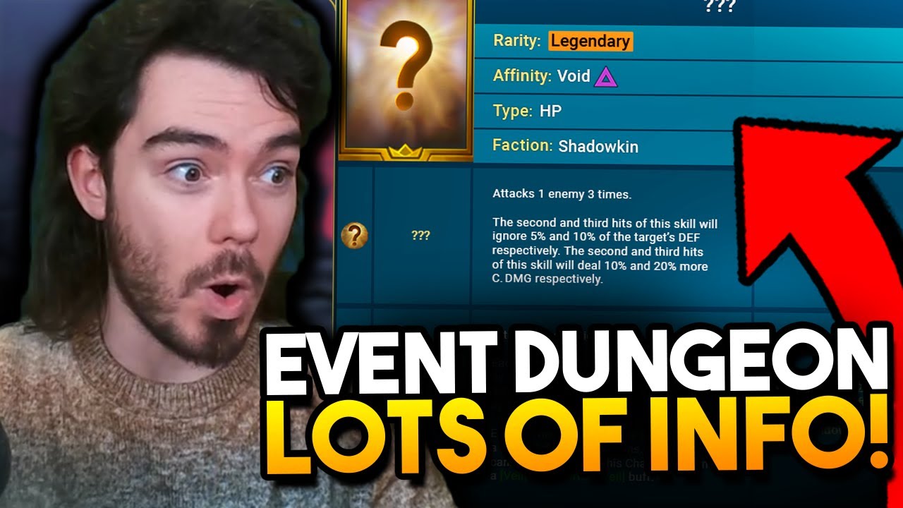 NEW EVENT DUNGEON BOSS, RELICS and GEAR SET REVEALED!! | RAID: Shadow Legends