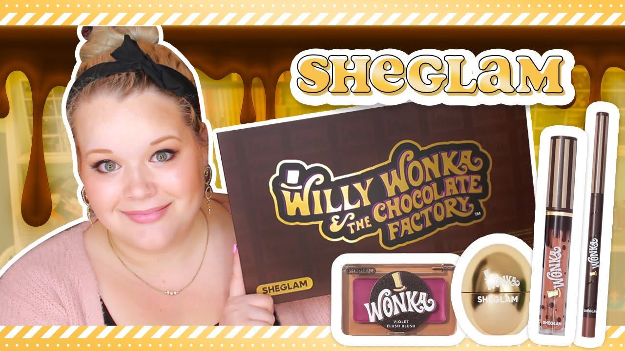SHEGLAM WILLY WONKA & THE CHOCOLATE FACTORY COLLECTION + SWATCHES & TRY-ON