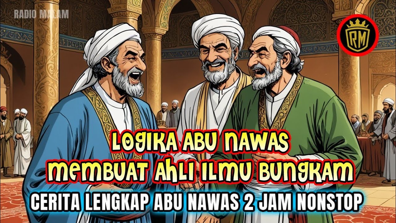 Logika Abu Nawas Membuat Ahli Ilmu Diam - Cerita Lengkap Abu Nawas Penghantar Tidur - Radio Malam
