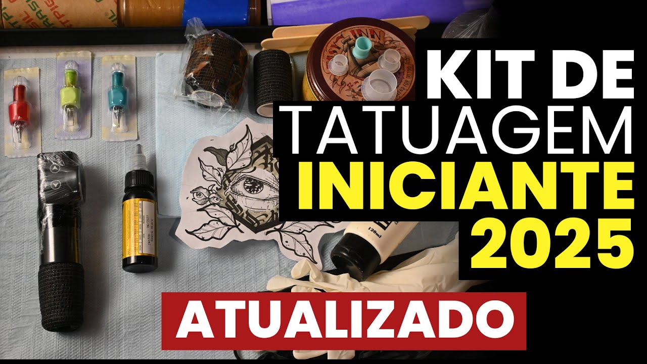 Kit de Tatuagem para Iniciantes - ATUALIZADO 2025