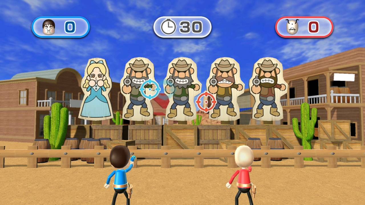 Wii Party minigame: Pop-Up Bandits 60fps