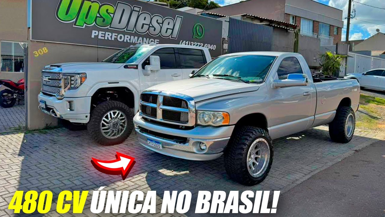 DODGE RAM CS COM FRENTE ÚNICA NO BR E BANCOS DE PORSCHE!! PROJETO TOP 🚀 🚀 