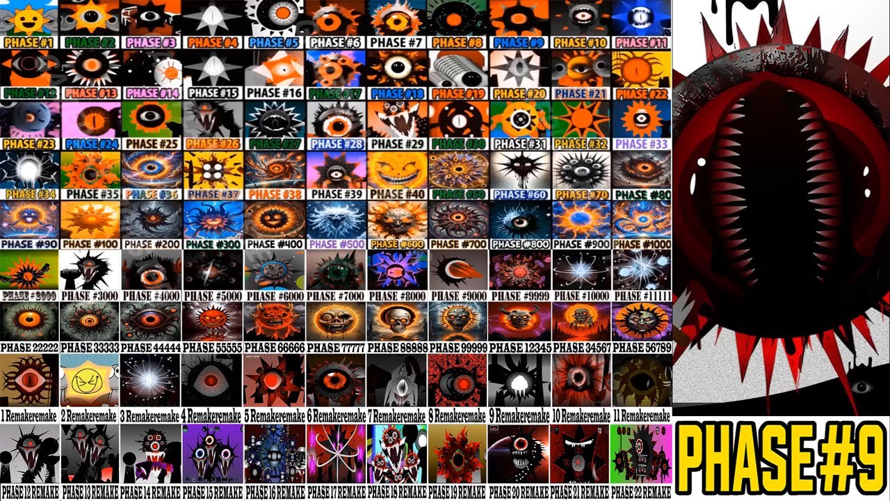 Incredibox Sprunki Mix – Phase 10-99999 vs Mr Sun (1-99999) vs Phase 9 Remake 🔥