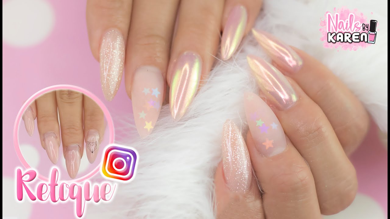 RETOQUE de UÑAS con DECORACIÓN ENCAPSULADA | Clienta