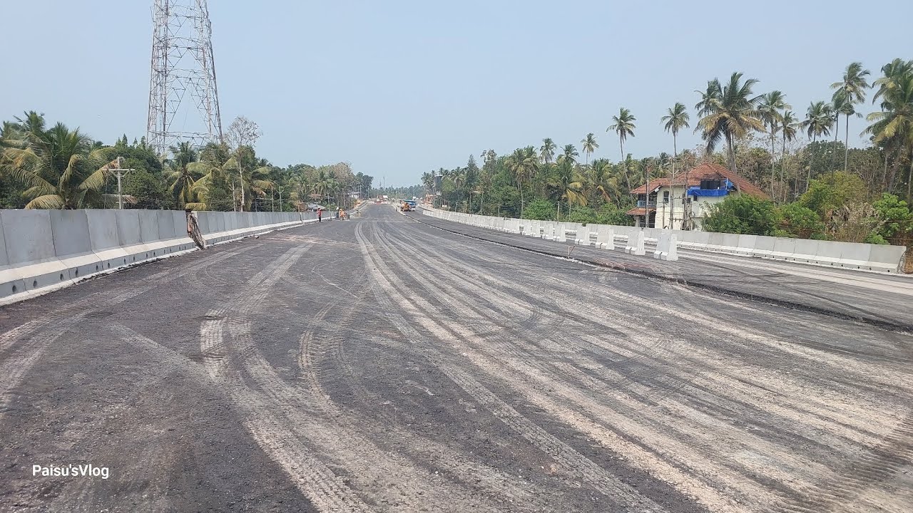 NH66 KASARAGOD/എത്ര പെട്ടെന്നാണ് ulccഇവിടെ പണി തീർക്കുന്നത് കറന്തക്കാട് മുതൽചൗകി വരെനല്ലമാറ്റങ്ങളാണ്