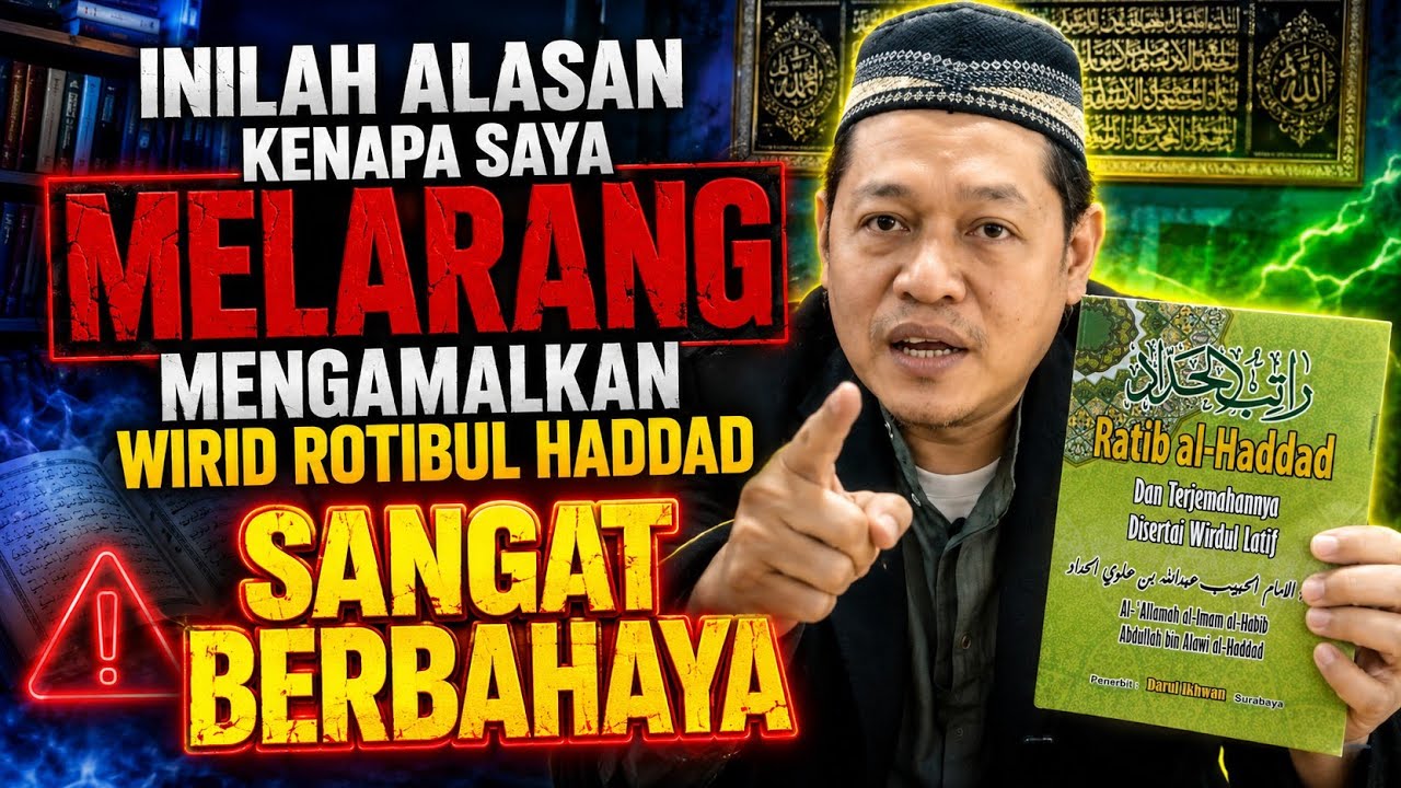 🔴Live‼️Beberapa Alasan Kenapa Kita Harus Meninggalkan Amalan Ratib Al-Haddad⁉️