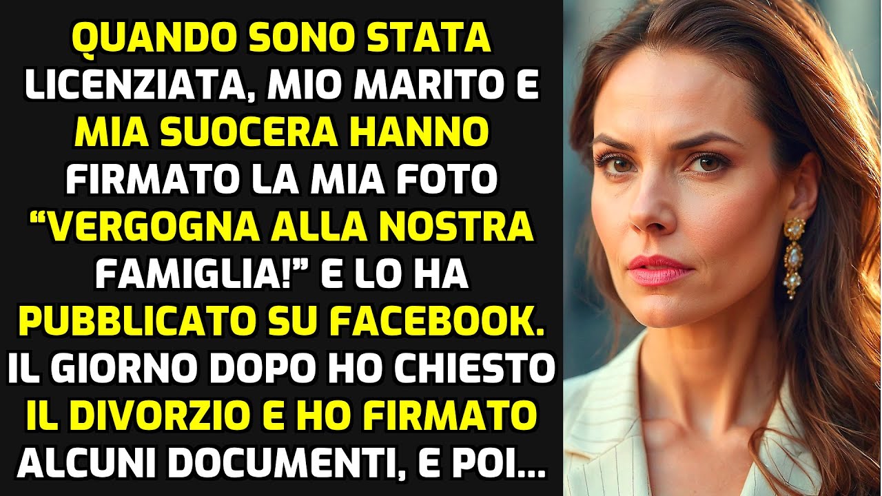 Quando Sono Stata Licenziata Mio ​​marito E Mia Suocera Mi Hanno Svergognata Su Internet STORIE VITA